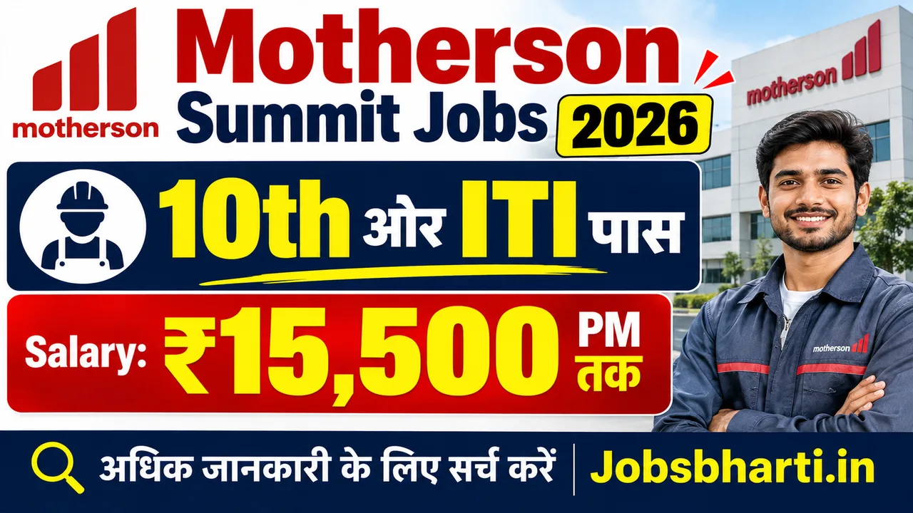 Motherson Summit Jobs 2026