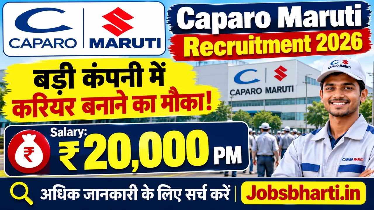 Caparo Maruti Recruitment 2026