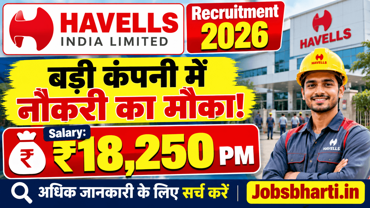Havells India Recruitment 2026