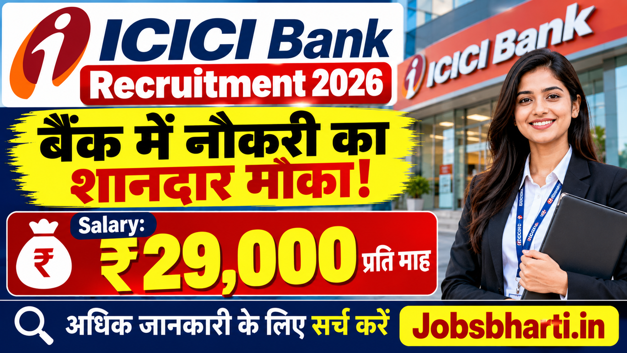 ICICI Bank Recruitment 2026 – 200 Branch Relationship Officer Vacancies for Graduates